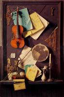 William Michael Harnett - The Old Cupboard Door